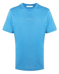 T-shirt à col rond turquoise 1017 Alyx 9Sm