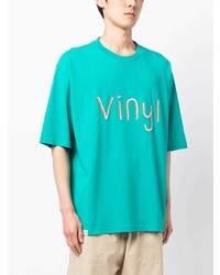 T-shirt à col rond turquoise FIVE CM