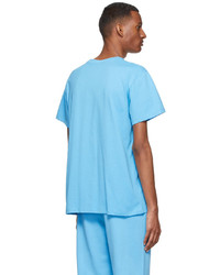 T-shirt à col rond turquoise PANGAIA