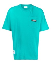 T-shirt à col rond turquoise Chocoolate