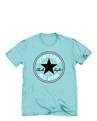 T-shirt à col rond turquoise Converse