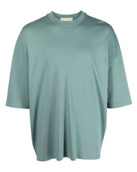 T-shirt à col rond turquoise Costumein