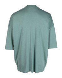 T-shirt à col rond turquoise Costumein
