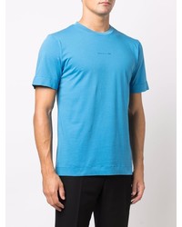 T-shirt à col rond turquoise 1017 Alyx 9Sm