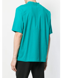 T-shirt à col rond turquoise Études