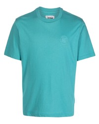 T-shirt à col rond turquoise Izzue