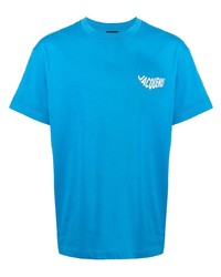 T-shirt à col rond turquoise Jacquemus
