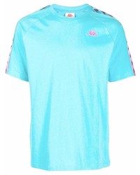 T-shirt à col rond turquoise Kappa