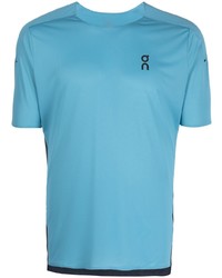 T-shirt à col rond turquoise ON Running