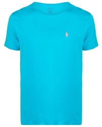 T-shirt à col rond turquoise Polo Ralph Lauren