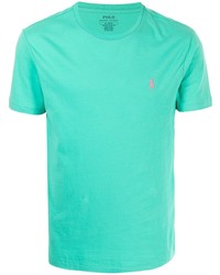 T-shirt à col rond turquoise Polo Ralph Lauren