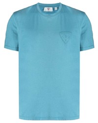 T-shirt à col rond turquoise Rossignol