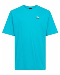 T-shirt à col rond turquoise Supreme