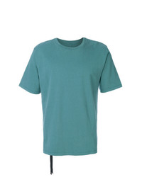 T-shirt à col rond turquoise Unravel Project
