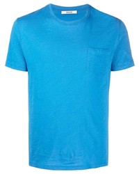 T-shirt à col rond turquoise Zadig & Voltaire