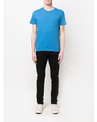 T-shirt à col rond turquoise Zadig & Voltaire