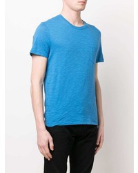 T-shirt à col rond turquoise Zadig & Voltaire