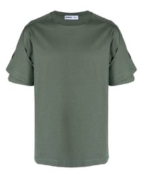 T-shirt à col rond vert foncé AFFIX