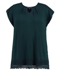 T-shirt à col rond vert foncé Anna Field
