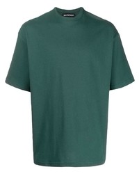 T-shirt à col rond vert foncé Balenciaga