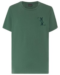 T-shirt à col rond vert foncé Billionaire