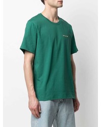 T-shirt à col rond vert foncé Buscemi