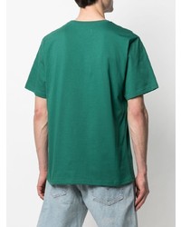 T-shirt à col rond vert foncé Buscemi