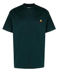 T-shirt à col rond vert foncé Carhartt WIP