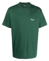 T-shirt à col rond vert foncé Carhartt WIP