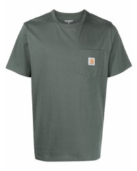 T-shirt à col rond vert foncé Carhartt WIP