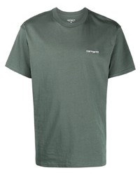 T-shirt à col rond vert foncé Carhartt WIP