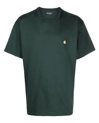 T-shirt à col rond vert foncé Carhartt WIP