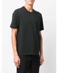 T-shirt à col rond vert foncé Bottega Veneta