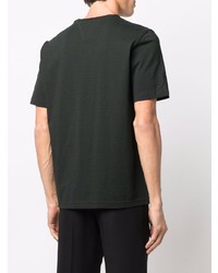 T-shirt à col rond vert foncé Bottega Veneta