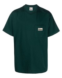 T-shirt à col rond vert foncé Deus Ex Machina
