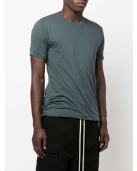 T-shirt à col rond vert foncé Rick Owens