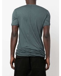 T-shirt à col rond vert foncé Rick Owens