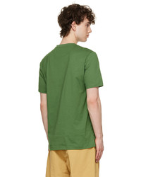 T-shirt à col rond vert foncé Paul Smith