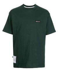T-shirt à col rond vert foncé Izzue