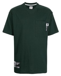 T-shirt à col rond vert foncé Izzue