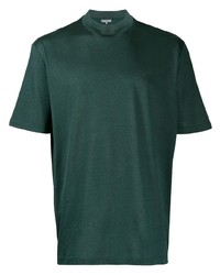 T-shirt à col rond vert foncé Lanvin
