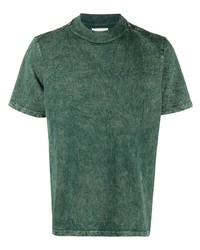 T-shirt à col rond vert foncé Les Tien