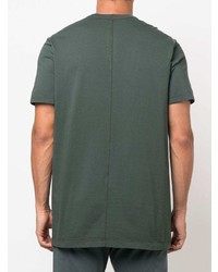 T-shirt à col rond vert foncé Rick Owens