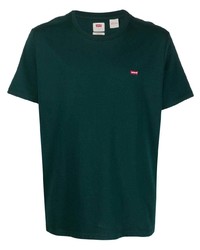 T-shirt à col rond vert foncé Levi's