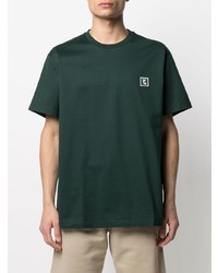 T-shirt à col rond vert foncé Wooyoungmi