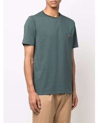 T-shirt à col rond vert foncé Paul Smith