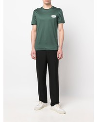 T-shirt à col rond vert foncé Emporio Armani