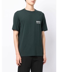 T-shirt à col rond vert foncé Giorgio Armani