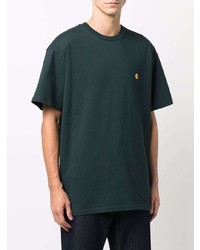 T-shirt à col rond vert foncé Carhartt WIP