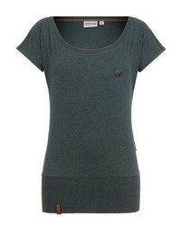 T-shirt à col rond vert foncé Naketano